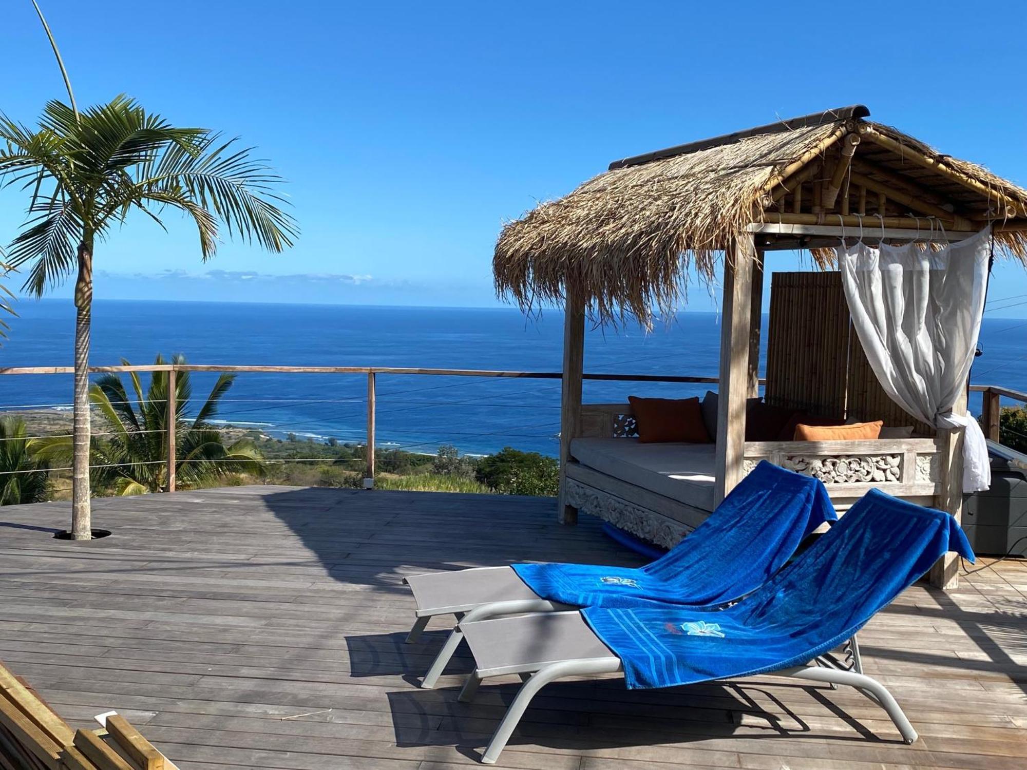 La Case Aux Oiseaux - Villa Vue Mer Exceptionnelle Saint-Leu Exteriör bild